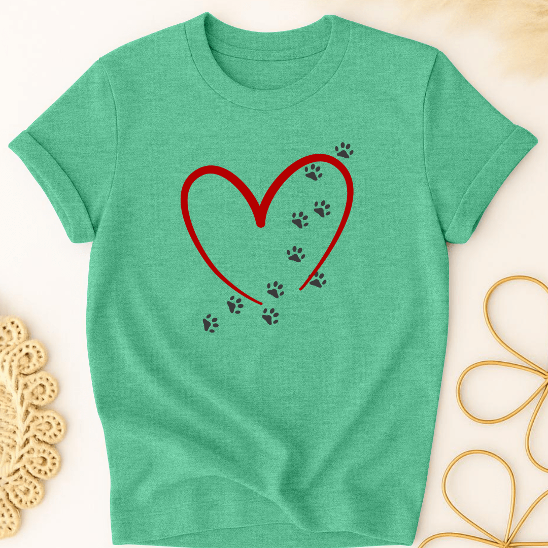 Paws on My Heart T-Shirt